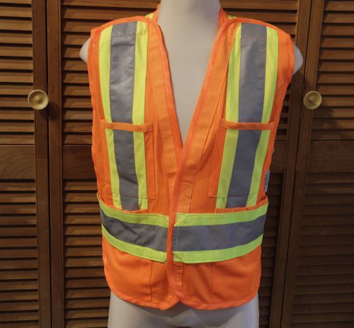 VIKING Safety Vest CLASS 2 LEVEL 2 , ONE SIZE FITS ALL Velcro Closure, Exc+!