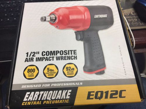 Earthquake Central Pneumatic EQ12C 1/2&#034; Composite Air Impact Wrench NEW!