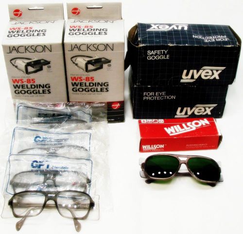Welding Eye Protection Collection Vintage Safety Glasses Jackson Uvex Willson