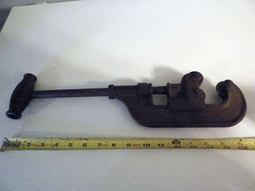 Vintage Greenfield No 1 Pipe Cutter 1/8&#034;-1 1/4&#034; Heavy Duty Pipe Cutter