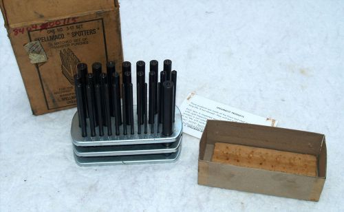 Spellmaco &#034;Spotters&#034; Transfer Punch Set, 28 Piece, Set 3-17 - Unused