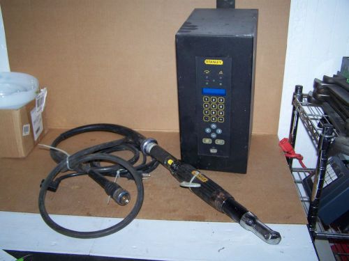 Stanley sg-delta-203-001 torque tension control w/ e33la14-33 angled nutrunner &amp; for sale