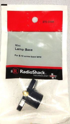 NEW Radio Shack Mini Lamp Base for E-10 Screw Base Lamp #272-0356