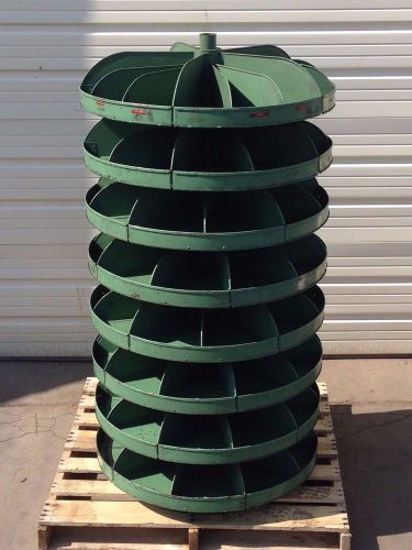Rotating Industrial Parts Carousel 66&#034; x 36&#034;