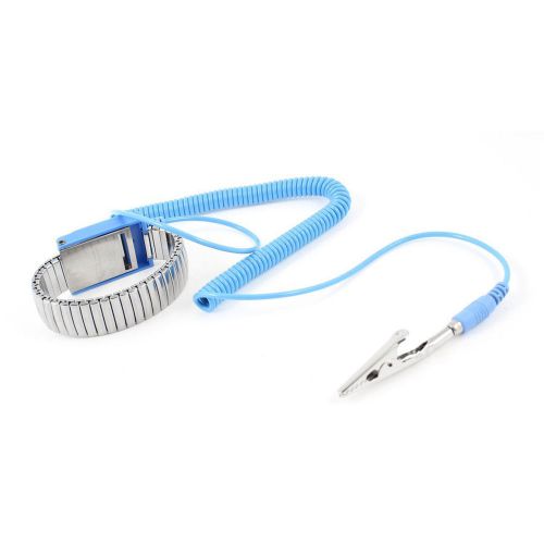 K9 antistatic esd wristband metal adjustable grounding strap blue for sale