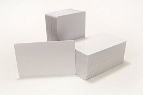 250 CR80 30Mil Blank White PVC Plastic Credit, Gift, Photo ID Cards