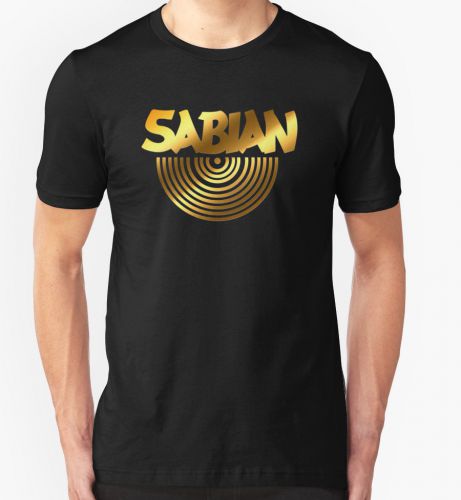 New sabian cymbal sm men&#039;s black t-shirt size s m l xl 2xl for sale
