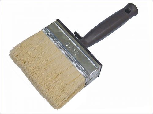 Faithfull - Woodcare Shed &amp; Fence Brush 120mm (4 in) - 2201798L
