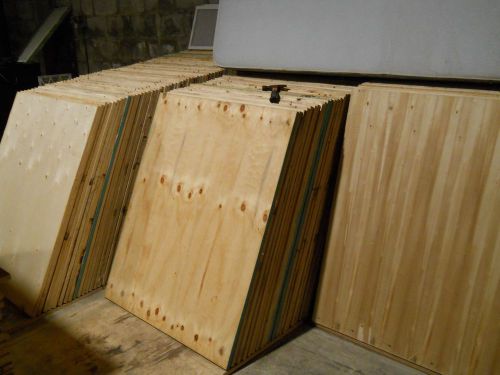 300 SHEETS PLYWOOD FROM CRATES, 7/8&#034; THICK- 11(!) PLY--44 3/4&#034; X 37 1/4&#034; X 7/8&#034;
