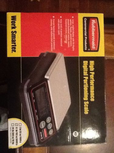 Rubbermaid high performance digital portioning scale for sale