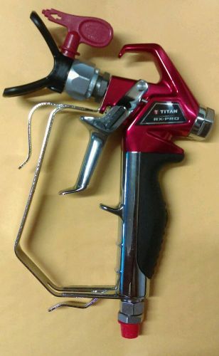 New titan rx-pro red series airless spray gun with tr-1 517 titan reversible tip for sale