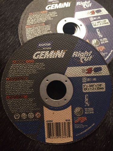 Norton Gemini 5&#034;x.045&#034;x7/8&#034; Cut-off Wheel Metal Cutting Disc (30) Metabo Blade