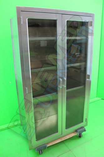 Continental stainless steel recessed cabinet with full-view door #1 for sale