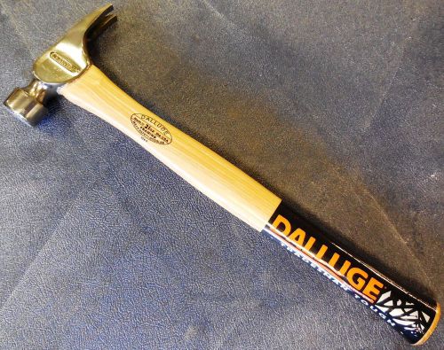 Dalluge 2110 21oz. milled face framing hammer w/ straight hickory handle, new for sale