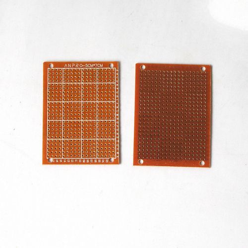 10Pcs 5 x 7 cm DIY Prototype Paper PCB Universal Board m0