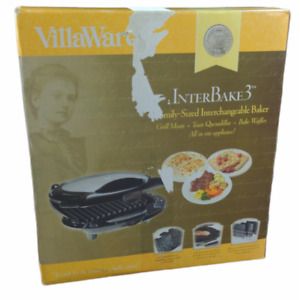 VillaWare Interbake 3  Family Sized Interchangeable Baker