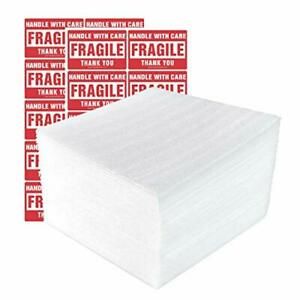 enKo 12 x 12 Inch (50-Pack) Foam Wrap Cushion Wrap Sheets for Moving Shipping