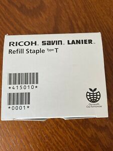 Ricoh Savin Lanier Refill Staple Type T  2 Cartridges per Box NIB Ships Free