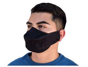 Protec Singer&#039;s Face Mask Model A343, Size Small, Black