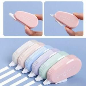 Pack of 6 Correction Tape Refillable Macaron Colors Correction Tape 5mm Width