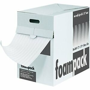 Aviditi Polyethylene Air Foam Dispenser Pack 175&#039; L x 24&#034; W 1/8&#034; Thick White ...