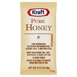 Kraft Honey Single Serve Packets, 9 g Packets (Pack of 204) Original Version
