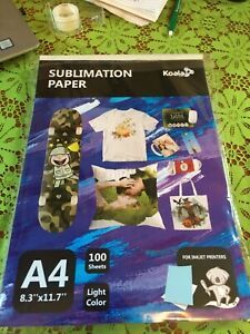 KOALA SUBLIMATION PRINTING PAPER 92 SHEETS INK JET PRINTER PAPER A4 SHIRT PAPER
