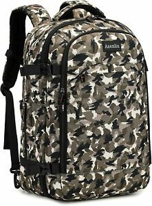 40L Travel Backpack, 17 Inch Laptop Backpack Fit Flight Approved Camo