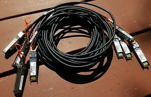 Lot of 4 - Cisco SFP-H10GB-CU3M Passive Twinax Cable 30AWG Cable &amp; Assembly