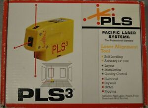 PLS3 Self-Leveling Laser Alignment Tool In Box With Pouch And Brackets