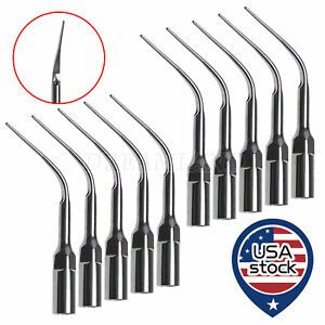 10 Dental Perio Insert Tips P3 Compatible with Cavitron EMS Scaler F2#B
