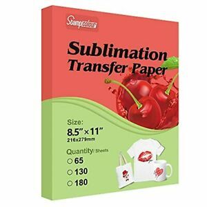 Sublimation Paper Heat Transfer Paper 8.5x11 inch A4 130 Sheets for Any Epson...