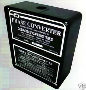 CEDARBERG Phase Converter Series IB Horse Power 5-7-1/2
