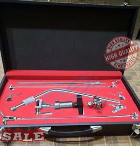 LEYLA Brain Retractor Neurosurgery Flexible arms - COMPLETE SET with carry Box