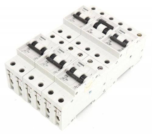 6X Siemens 5SX2 D40/C40/C20 Circuit Breaker Interrupter Protector 2-Pole 5SX22
