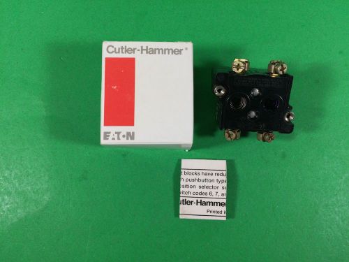 Cutler-Hammer Contact Block -- 10250T57 -- New