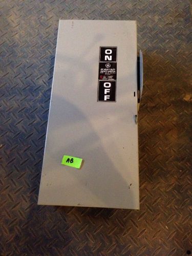 New GE SAFETY SWITCH TH3362J 60amp 600VAC 50hp 3 Pole Warranty Fast Shipping!