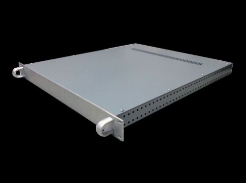 1u x 20&#034; deep instrument rack mount chassis control box 10-19202g for sale