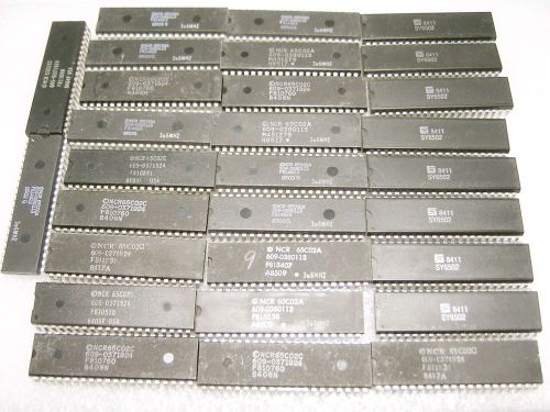 LOT of (29) Synertek NCR 6502 65C02 CPU Microprocessors