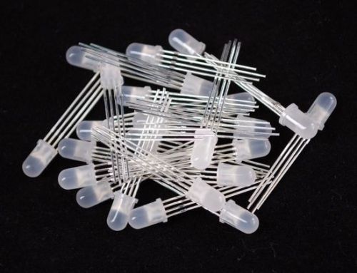 1000x rgb leds -  diffused led common anode red green blue 4 pin - usa for sale