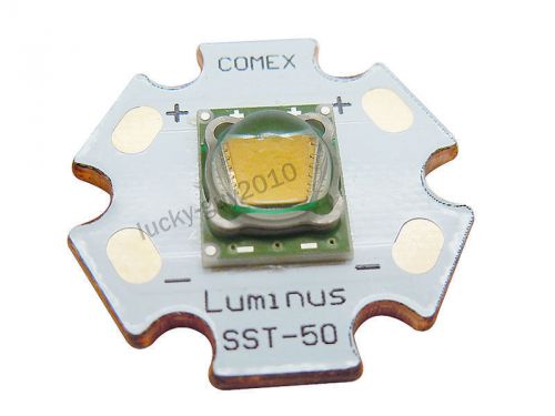 10W Cree Luminus PhlatLight SST-50 3000-3200K Warm White LED Light 20mm Star PCB
