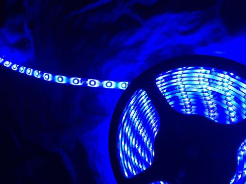 5m blue 3528 waterproof led adhesive back strip for sale