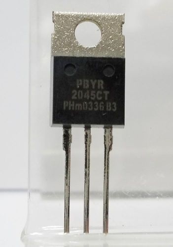 5 x PBYR2045CT Rectifier Diode Schottky Barrier 45V 20A Philips TO220AB