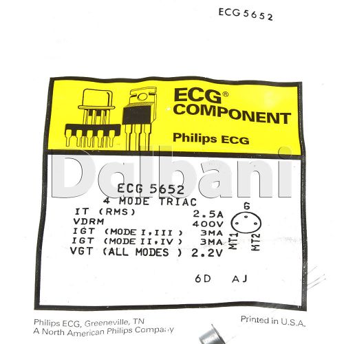 ECG5652 Original ECG Semiconductor