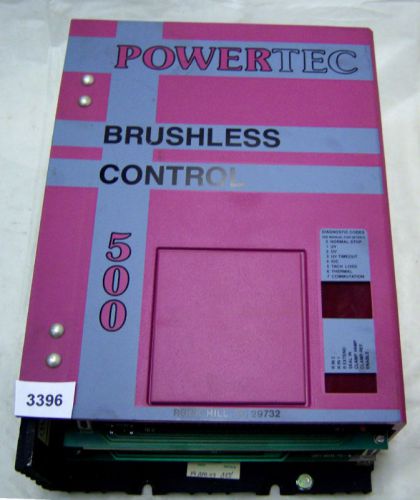 (3396) powertec brushless dc drive c0002.5n2-n1012  2hp for sale