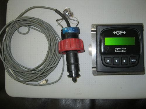 Gf signet flow transmitter digital panel mount with paddle wheel flow sensor for sale