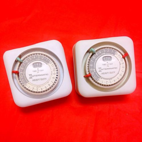 Two Intermatic TN311 Heavy Duty Time-All Appliance Timers