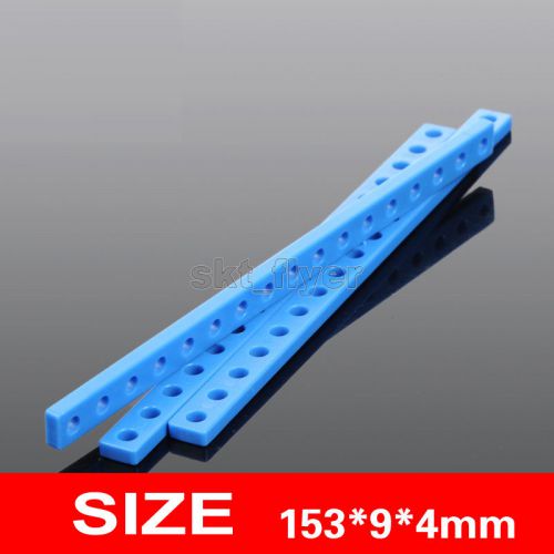 3pcs 153*9*4mm plastic connect strip fixed rod frame for robotic car model toy for sale