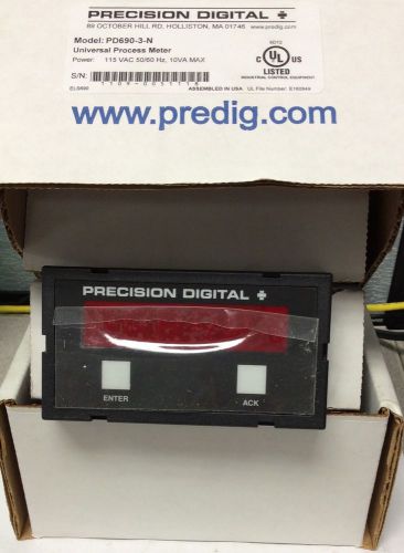 NEW PRECISION DIGITAL PD690-3-N UNIVERSAL PROCESS METER 115VAC