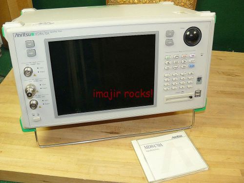 ANRITSU MD8470A SIGNALLING TESTER WITH CDMA2000 AND 1XeV-DO SIGNALLING UNITS